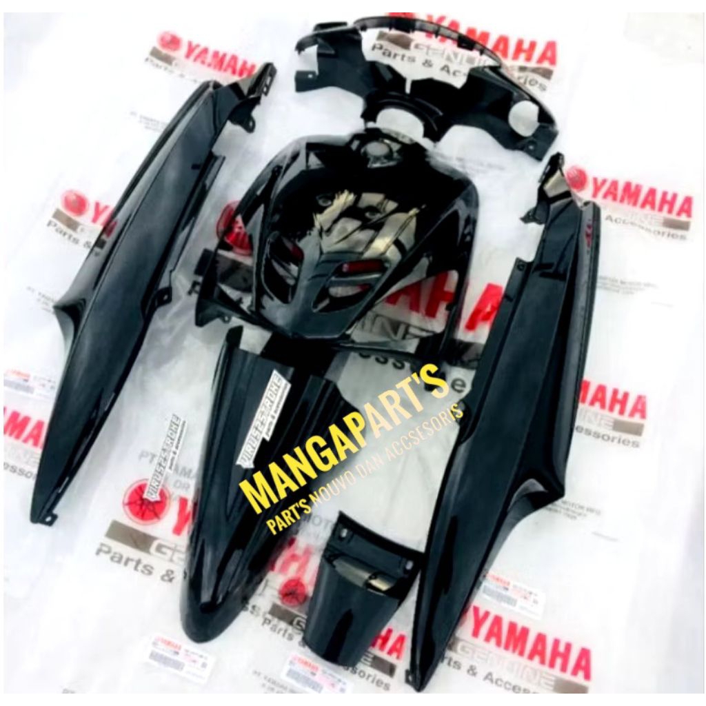Body halus Mio sporty full hitam body Mio sporty original Yamaha cover body Mio sporty