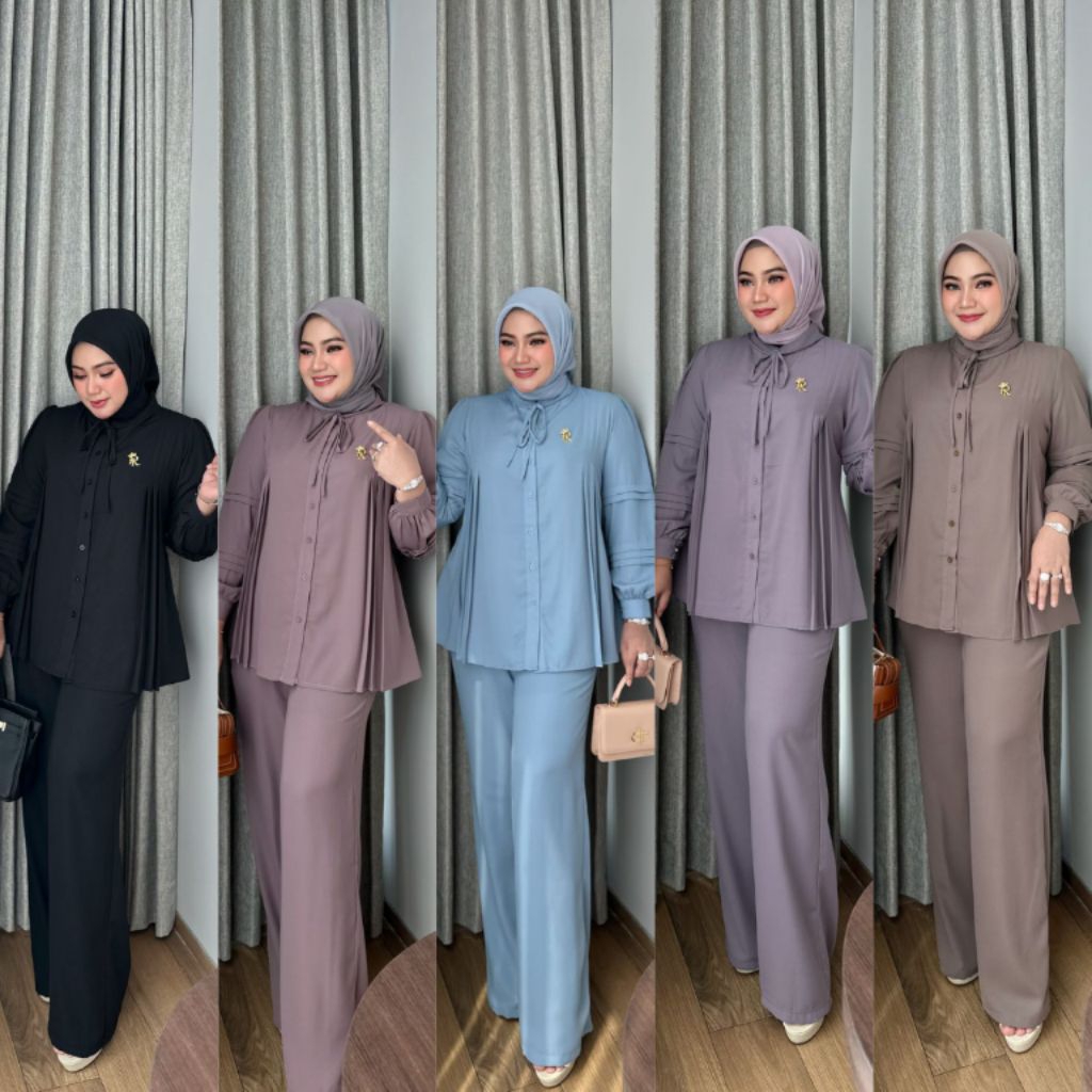 MAZAYA ONE SET BY IRNA EMERALD ORIGINAL