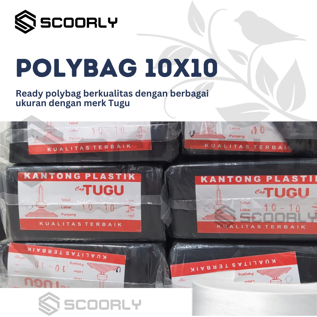 1kg Polybag Tanaman Ukuran 10x10 merk Tugu