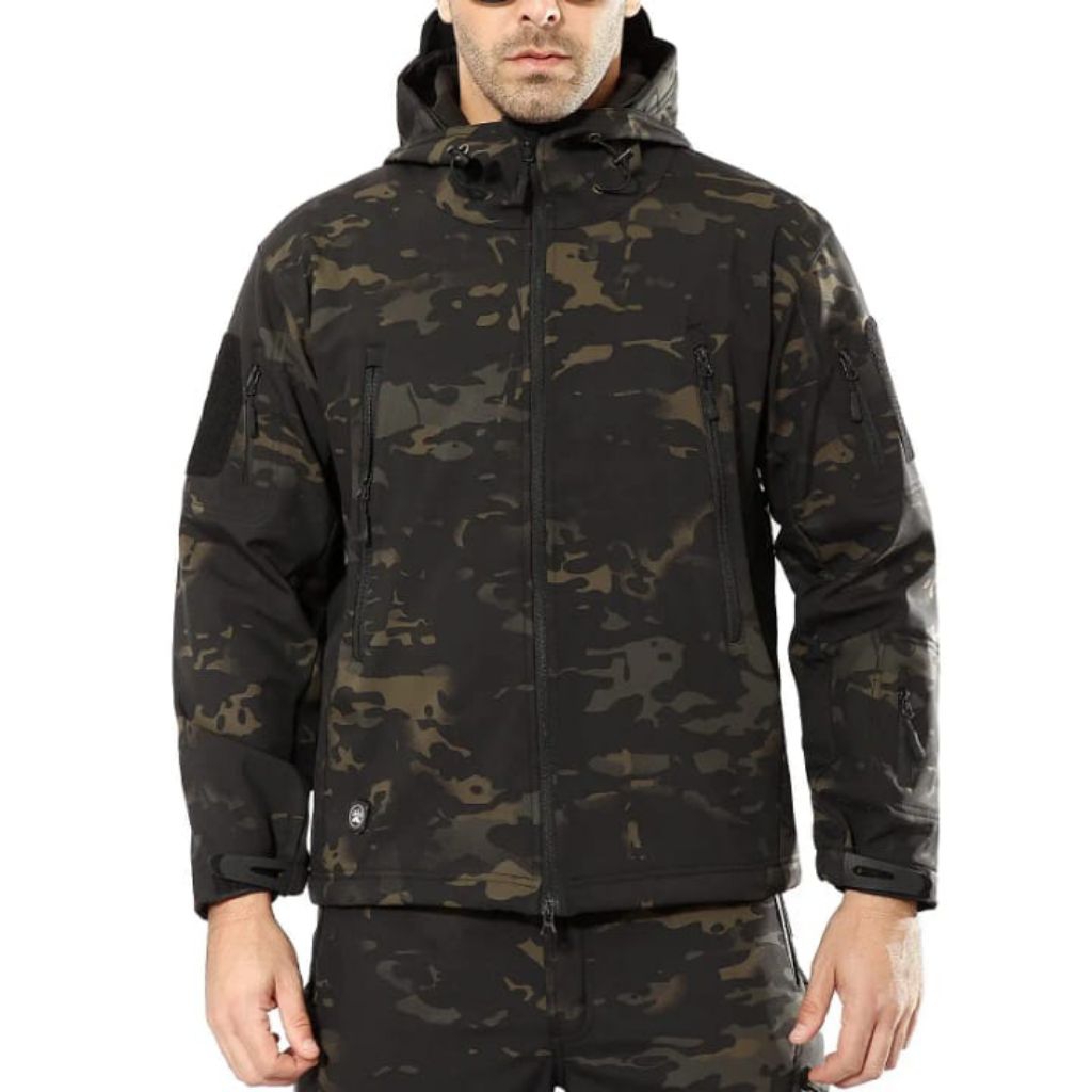 Jaket TAD multicam black / jaket tactical loreng hitam