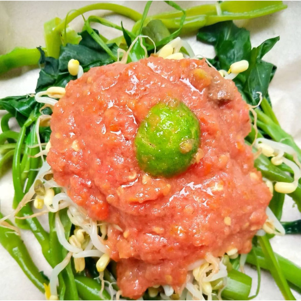 pelecing kangkung khas lombok