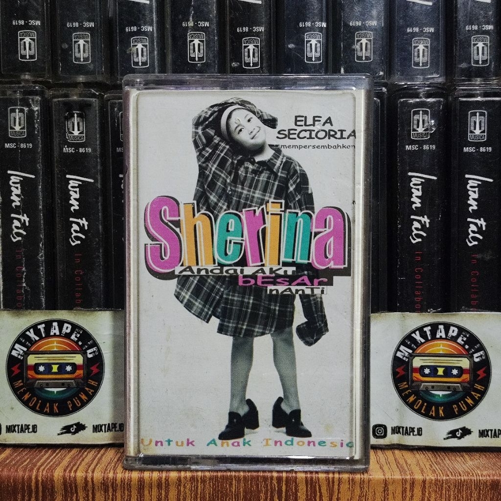 Kaset - Sherina - Andai Aku Besar Nanti - Radio Tape - Kaset Pita - Radio - Pemutar Kaset - Retro - 