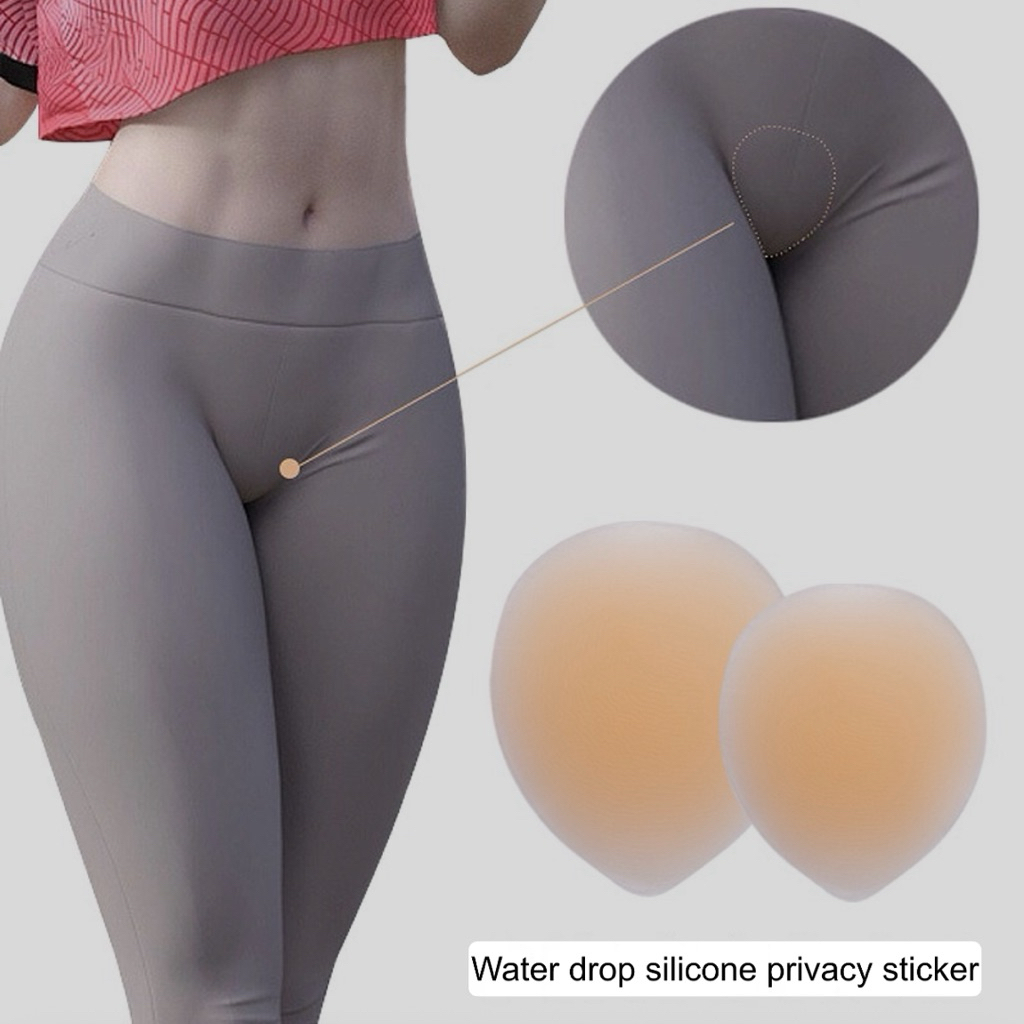 Silicone Privacy Sticker Anti Camel Toe Women Intimate Protector Reusable Nipple Cover Bra Pad Water