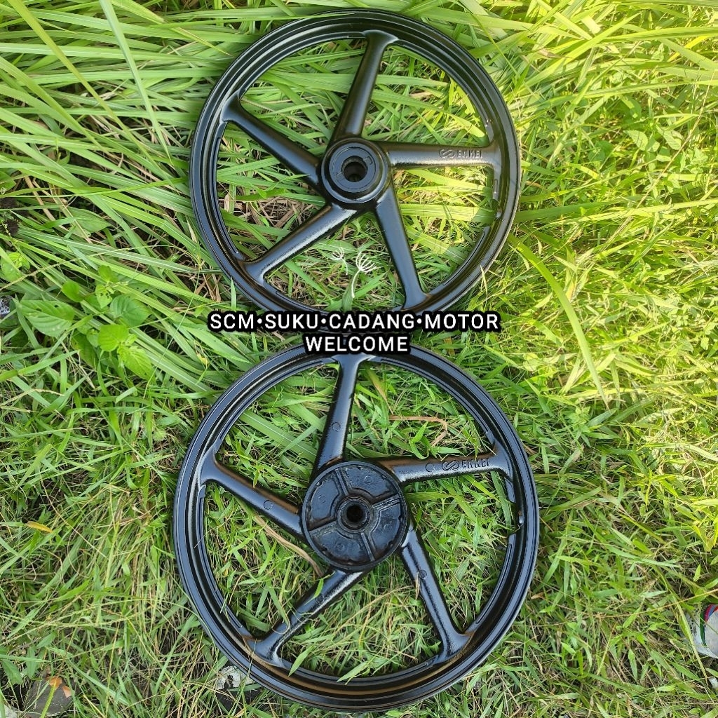 Velg 1 Set Depan Belakang Untuk Motor Suzuki smash New Smash Old tornado Shogun Original Merek Enkei