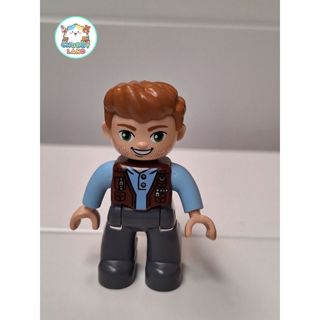 Lego Duplo Original Figure Owen Grady Jurassic