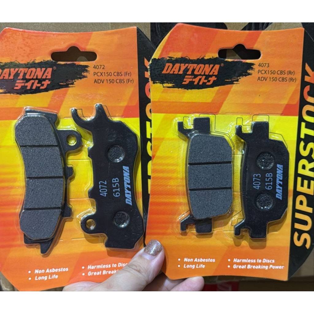 KAMPAS REM DAYTONA 4072 4073 ORIGINAL PCX ADV brake pad disk pad belakang pcx 150 adv 150 disc pad d