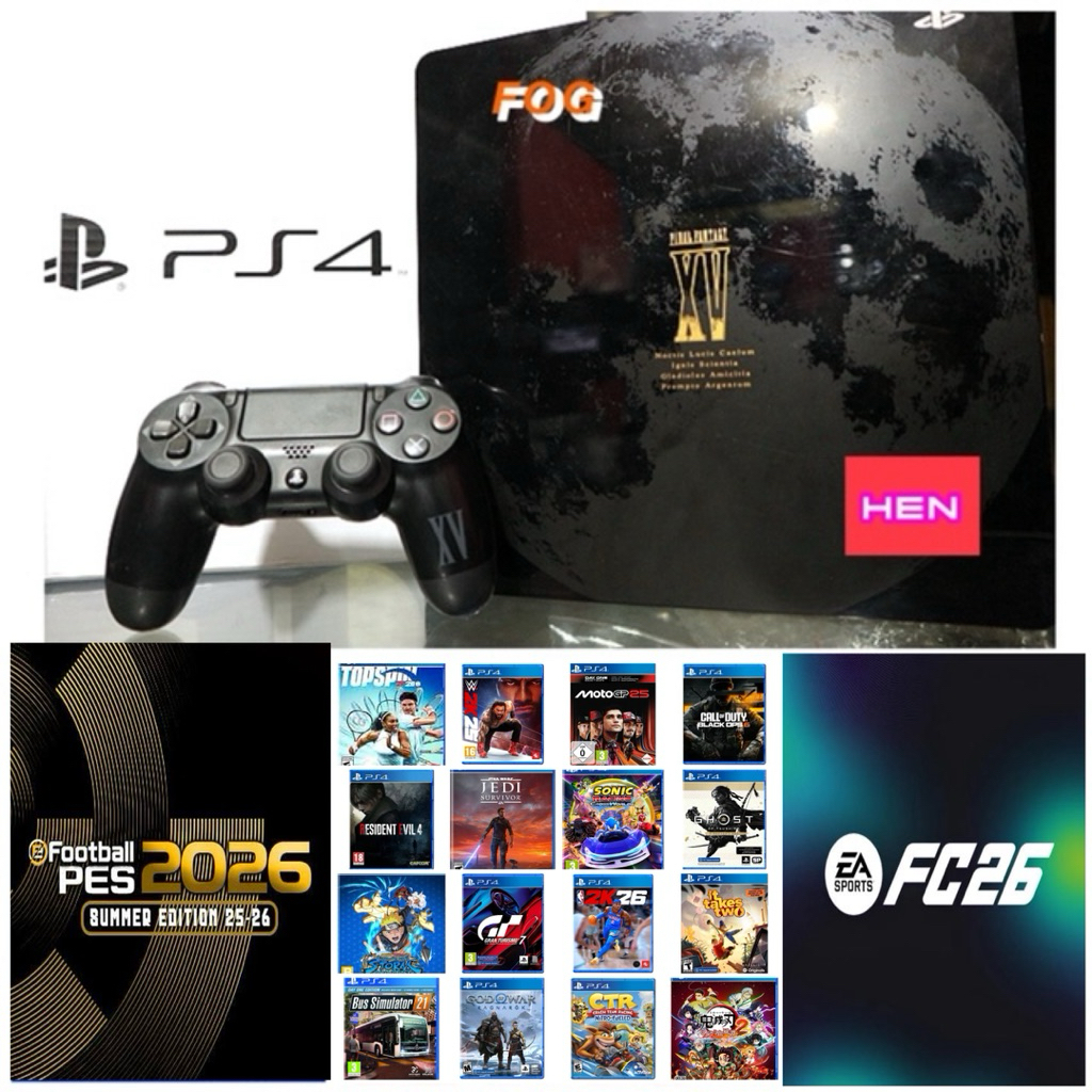 PS4 Slim 1tb FF XV edition CFW Hen