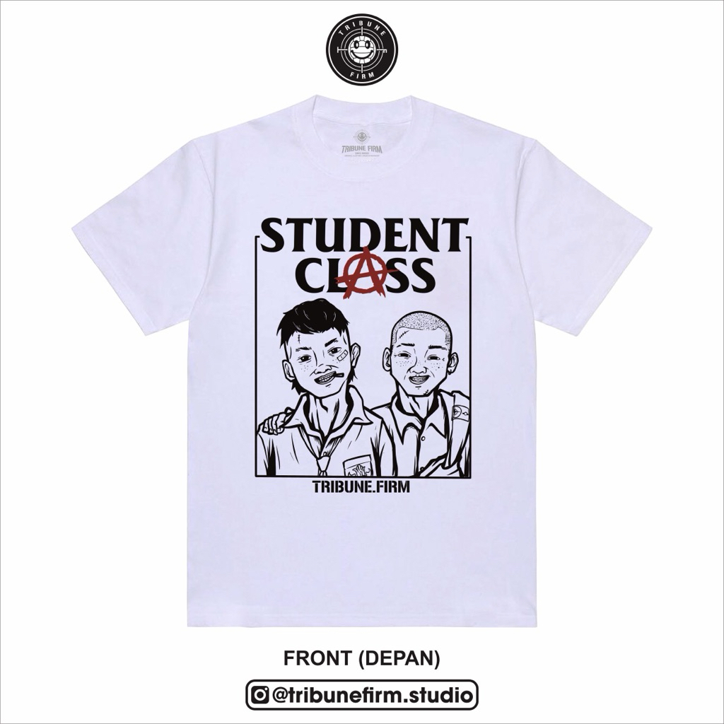 T-shirt | Kaos - Student Class Putih