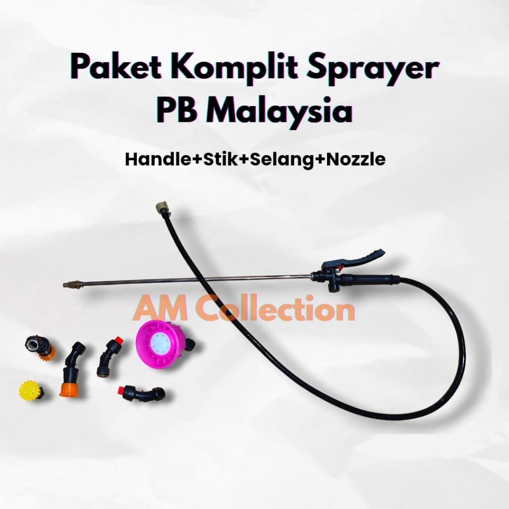 Sprayer Malaysia PB Stik Selang Kran Nozzle Malaysia Drat 10mm