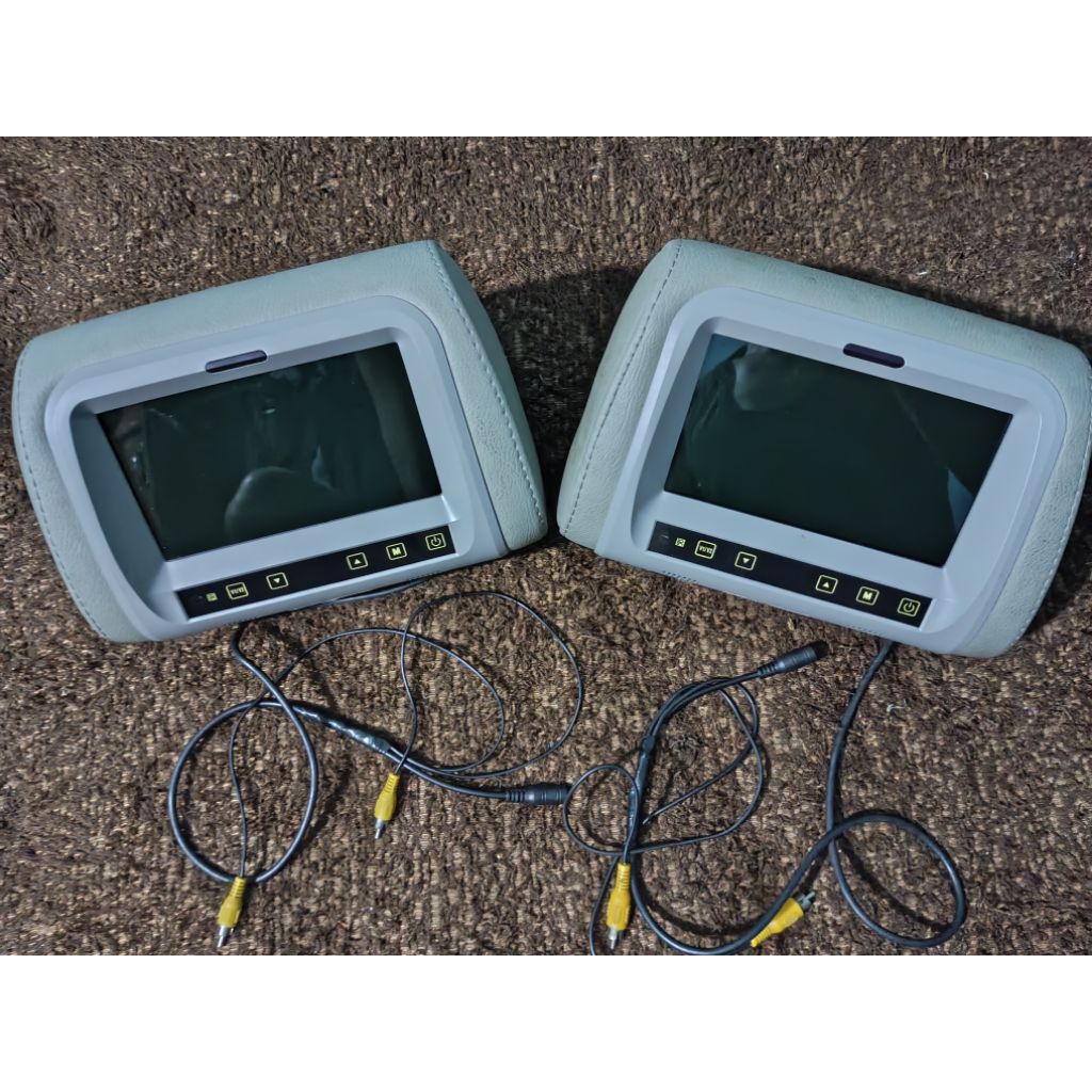 monitor 7 inch bekas sandaran mobil (B)