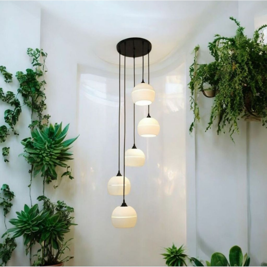 lampu gantung Moonlight dekorasi pencahayaan