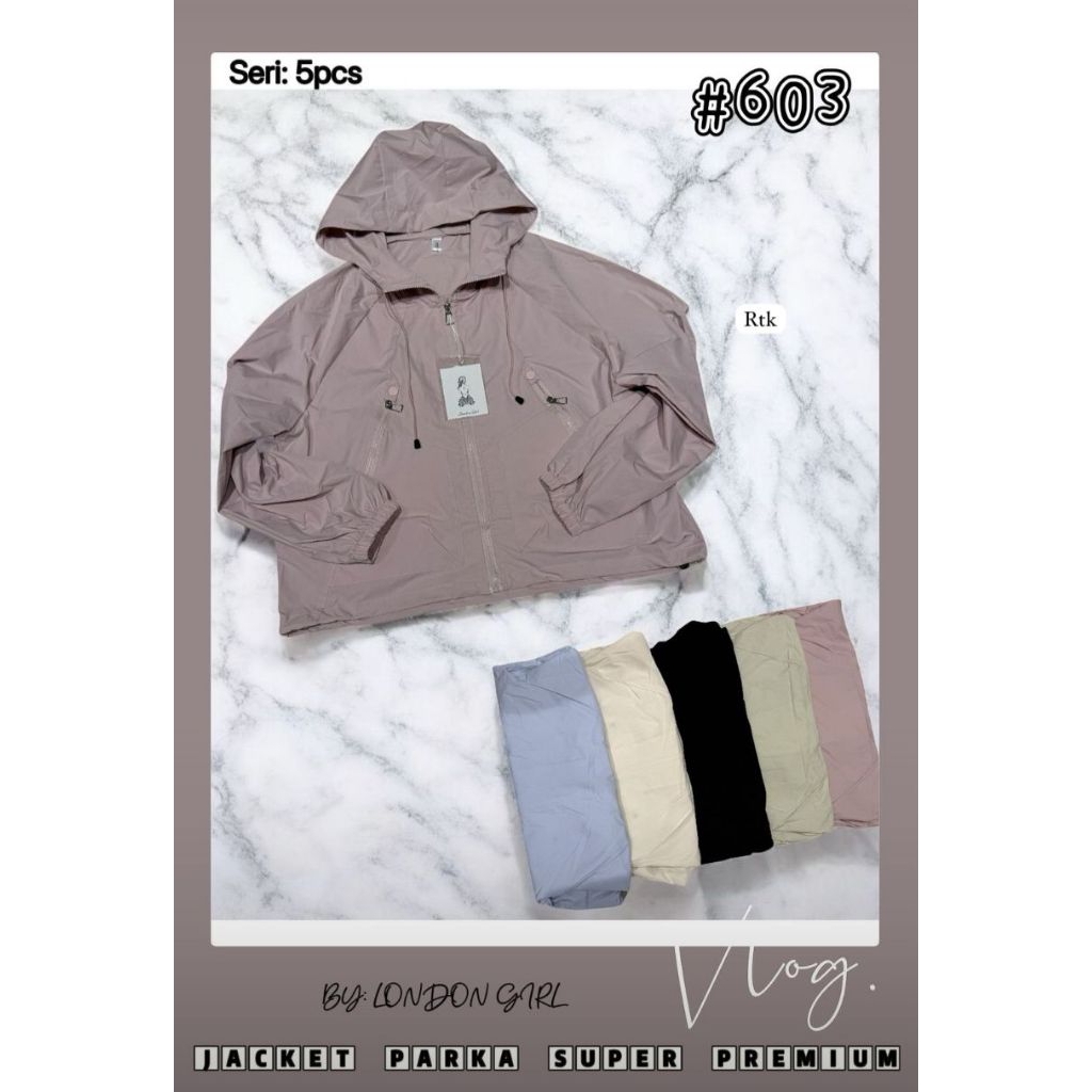 New VSF04.6156K-4 LF603-1# JAKET PARKA SUPER PREMIUM - Jaket Hoody Wanita Parachute Import Premium T