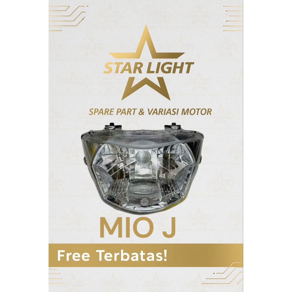 lampu depan reflektor motor yamaha mio j