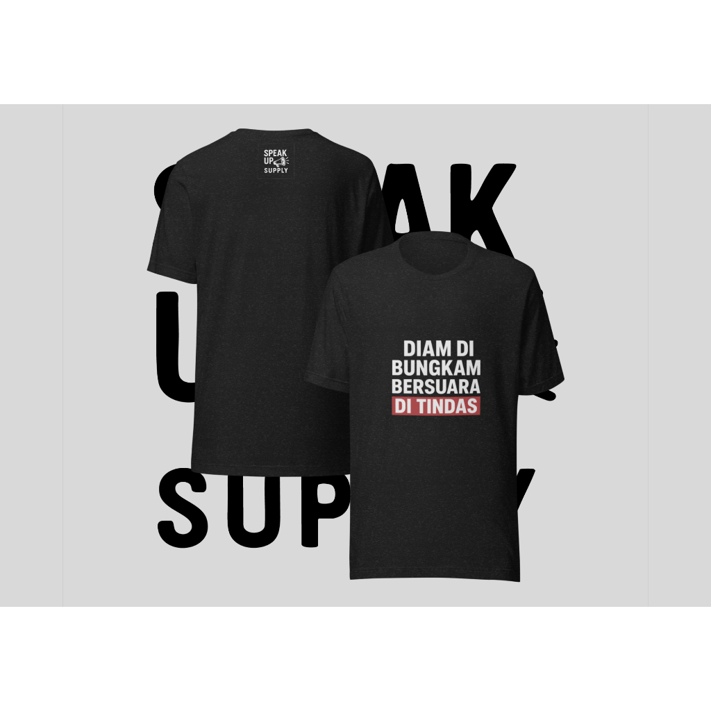 KAOS KATA KATA | KAOS POLITIK / KAOS UNISEX/ KAOS KATA KATA POLITIK