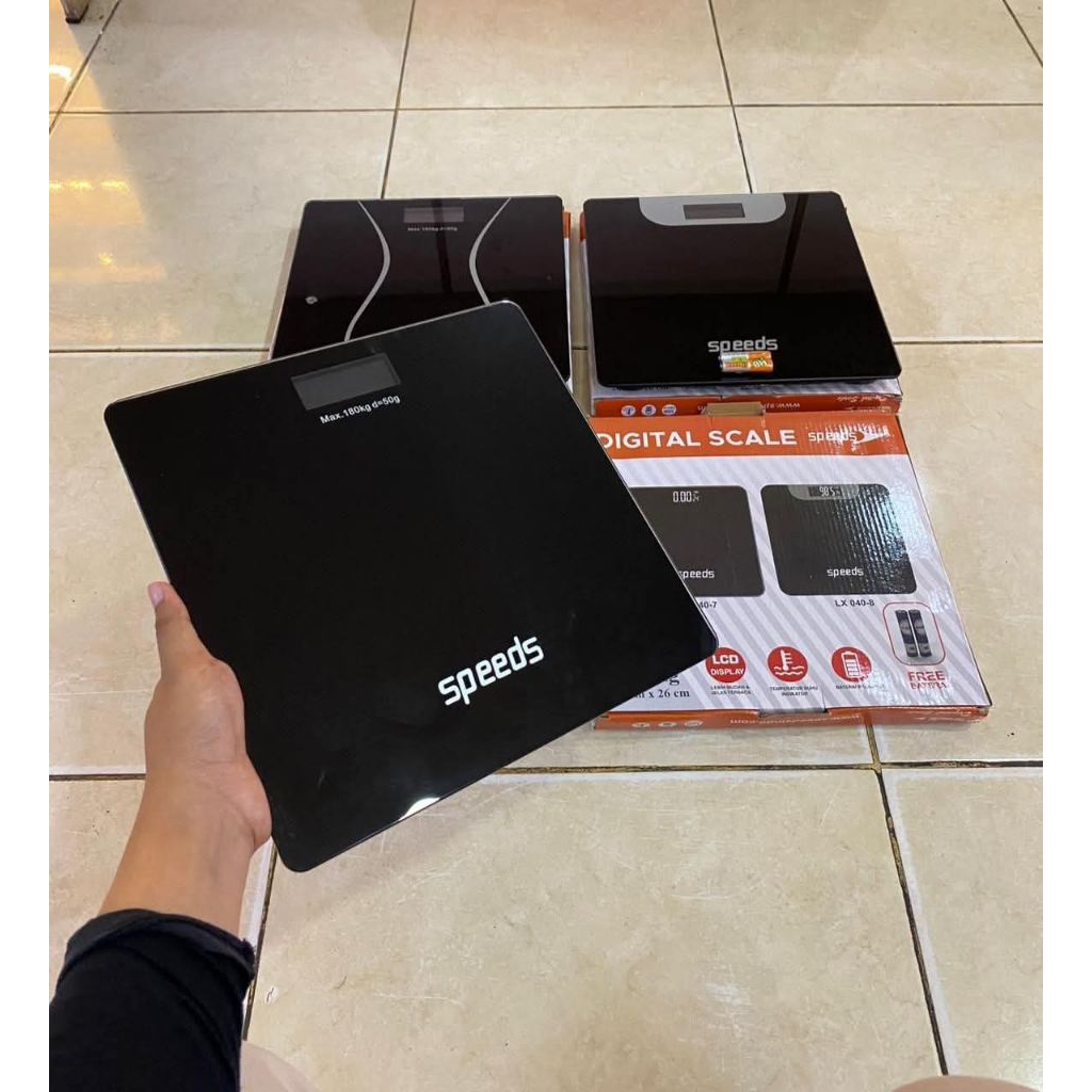 bestpromo timbangan badan digital 150/180kg include baterai