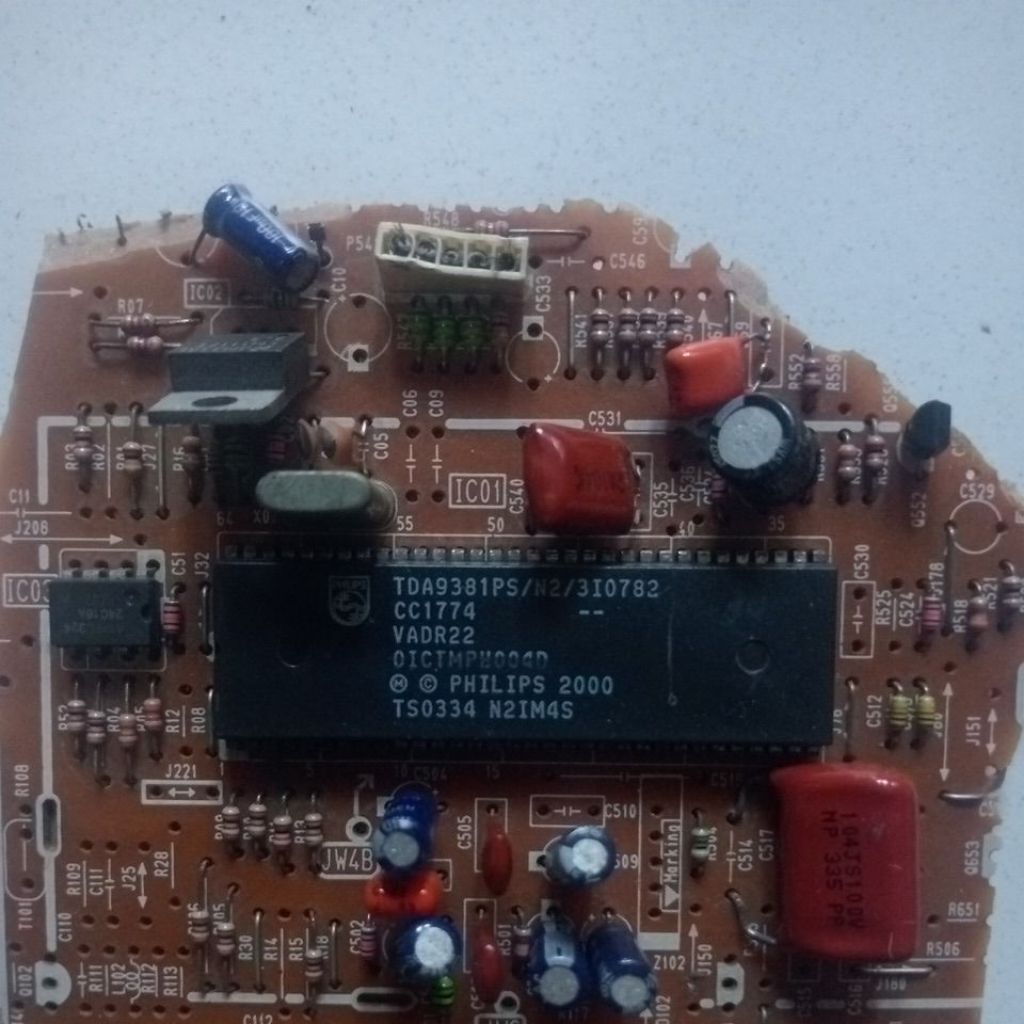 iC TDA9381PS/N2/310782 original,masih nempel pcb,cabutan