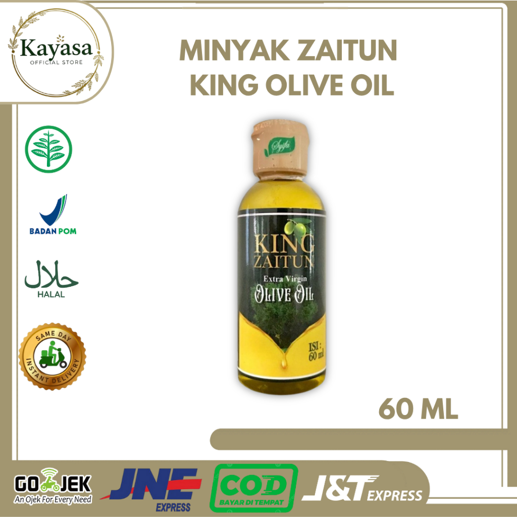 KING ZAITUN EXTRA VIRGIN OLIVE OIL 60 ML / EXTRA VIRGIN OLIVE OIL