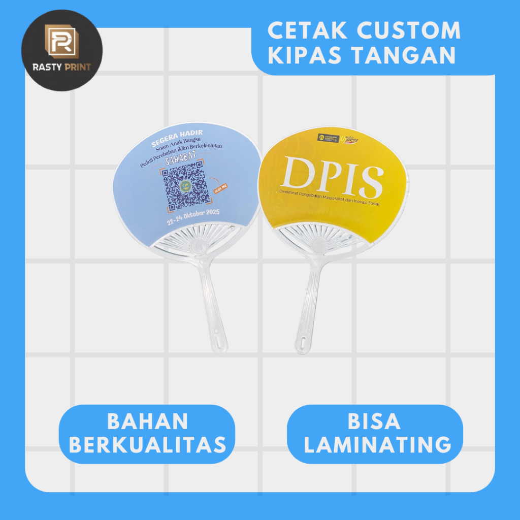 KIPAS TANGAN | KIPAS PLASTIK | KIPAS CUSTOM | HAND FAN CUSTOM