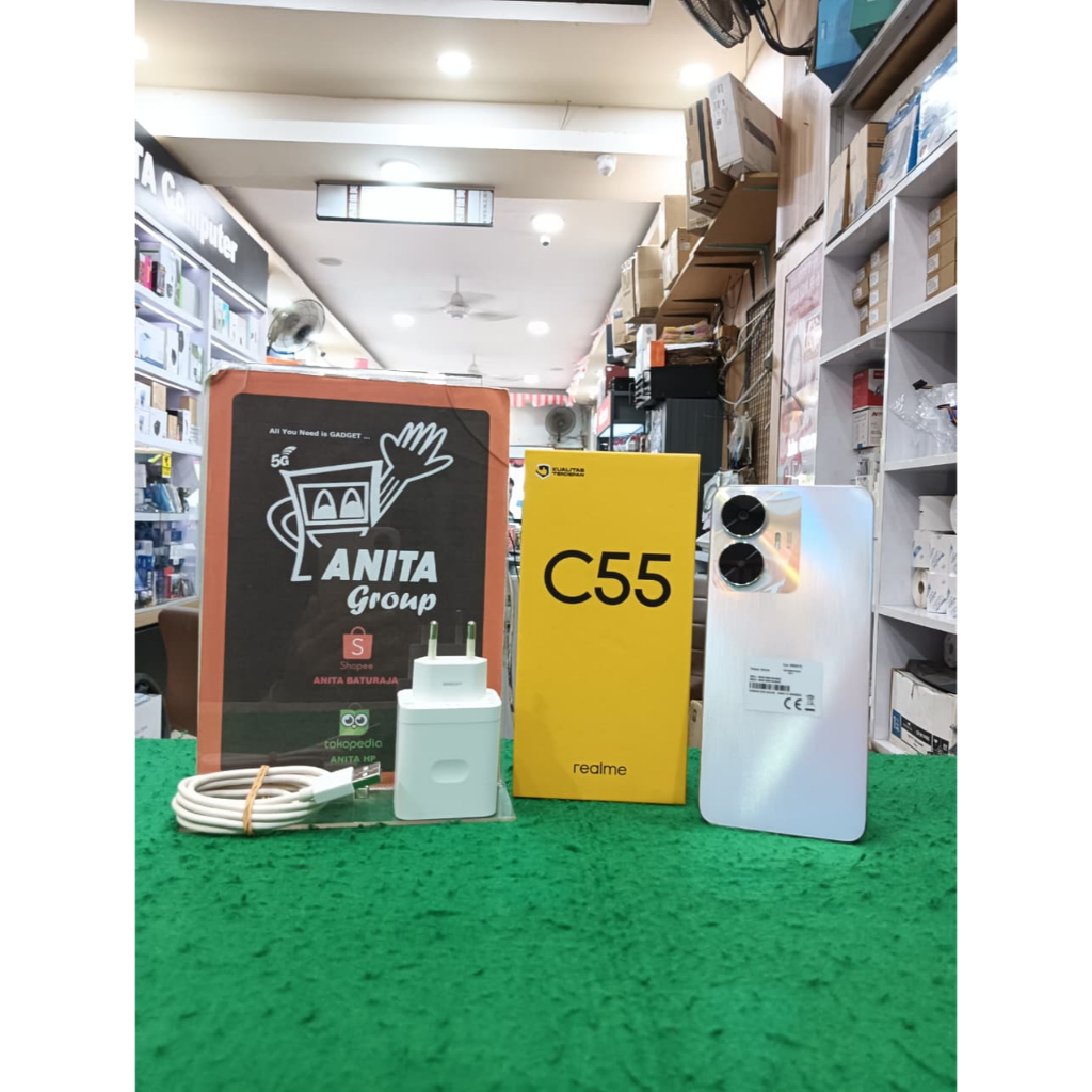 SECOND REALME C55 RAM 6/128GB (SILVER) FULLSET