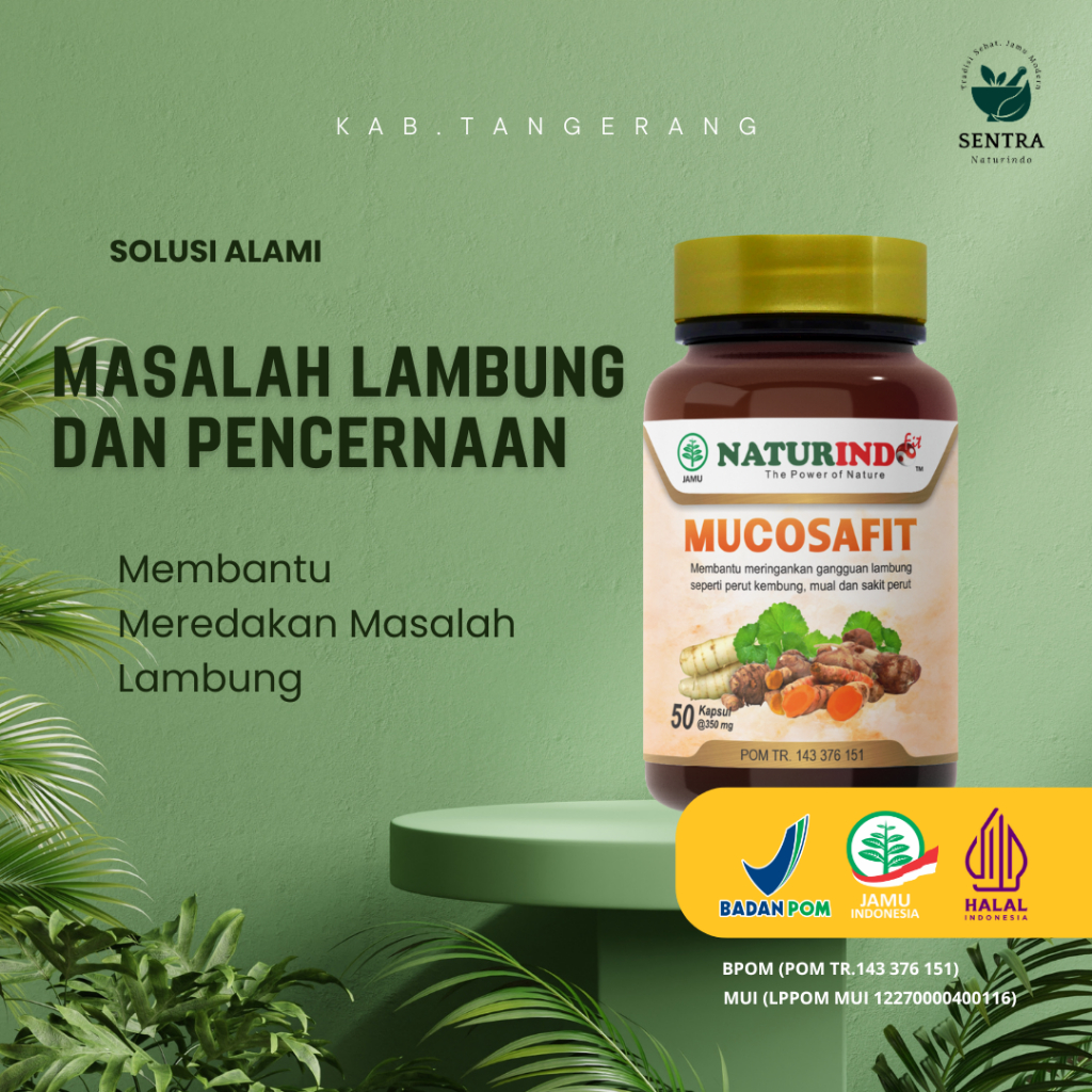 MUCOSAFIT NATURINDO ( Spesialis Lambung )