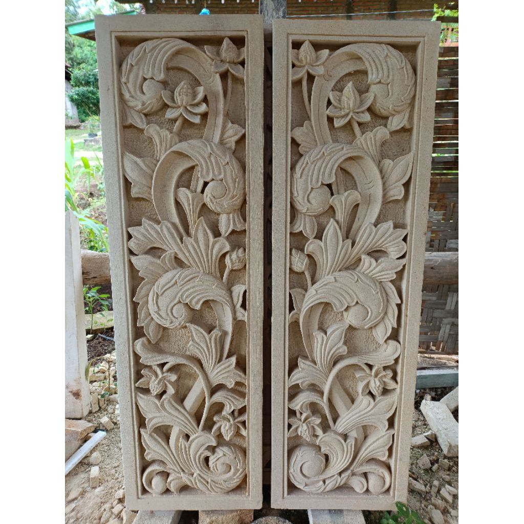 relief minimalis batu paras jogja