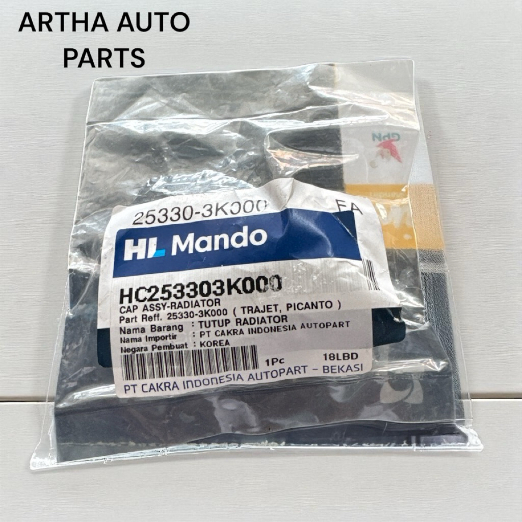 Tutup Radiator Kia All new picanto Kia Morning 1000 cc