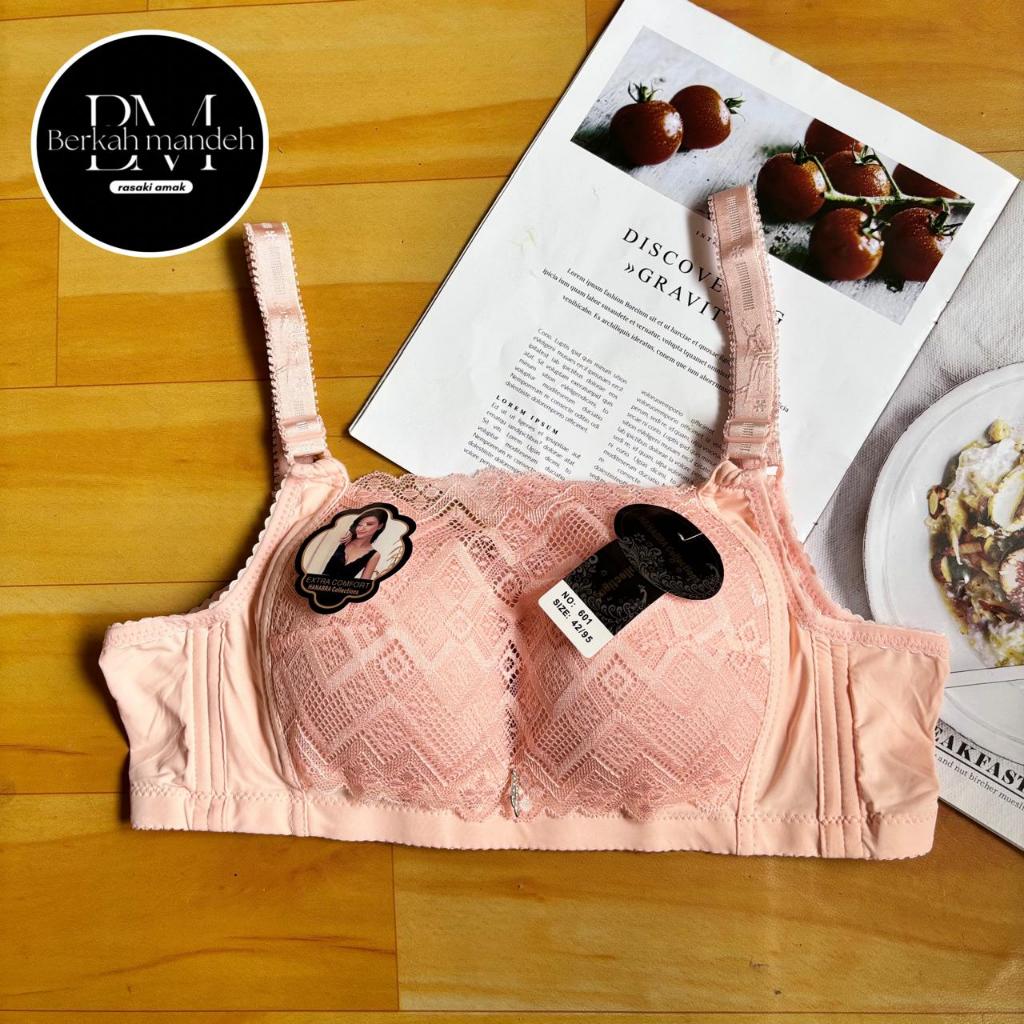 BH KEMBEN WANITA BUSA SEDANG TANPA KAWAT KAIT 4