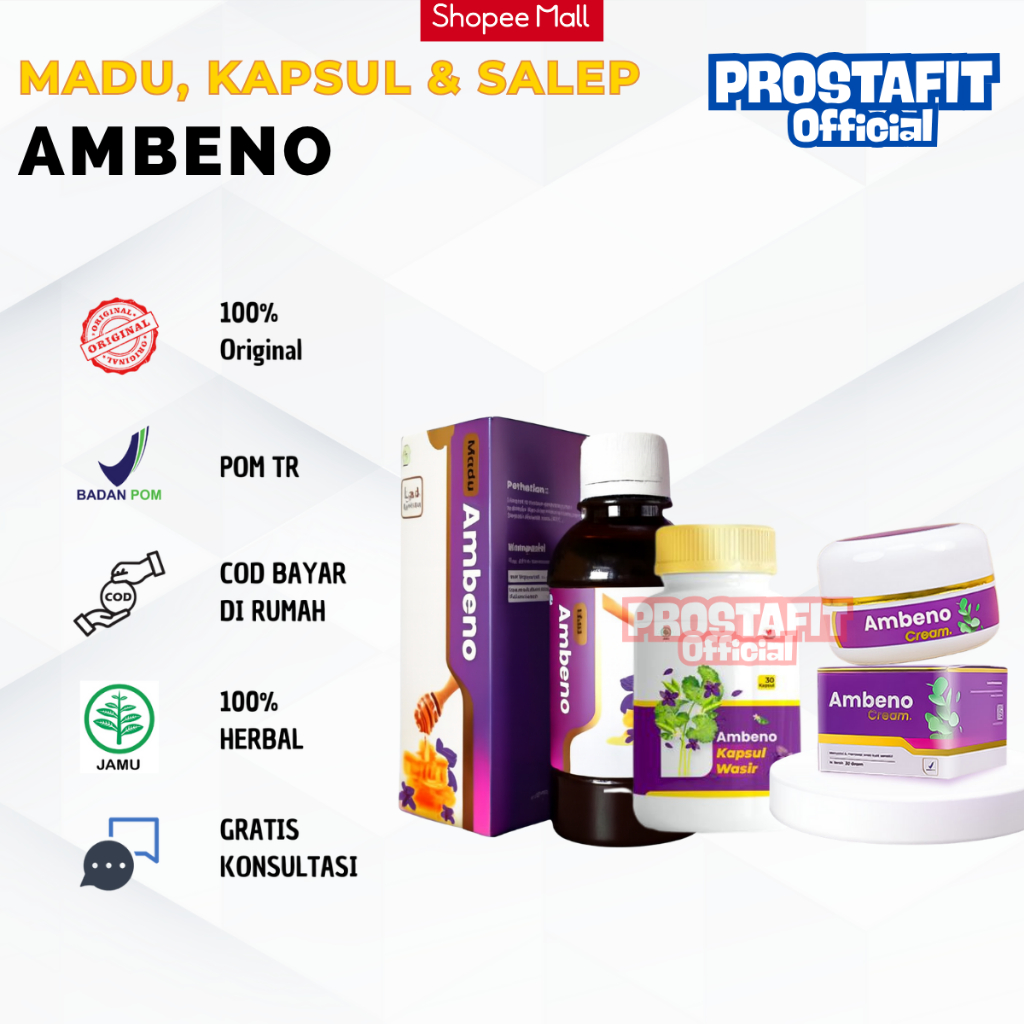 AMBENO Original Herbal Untuk Ambeyen Wasir Ampuh