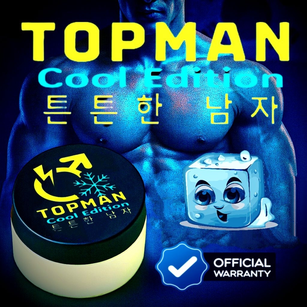 TOPMAN COOL - Obat Kuat Oles Tahan Lama Pria - Formula Premium
