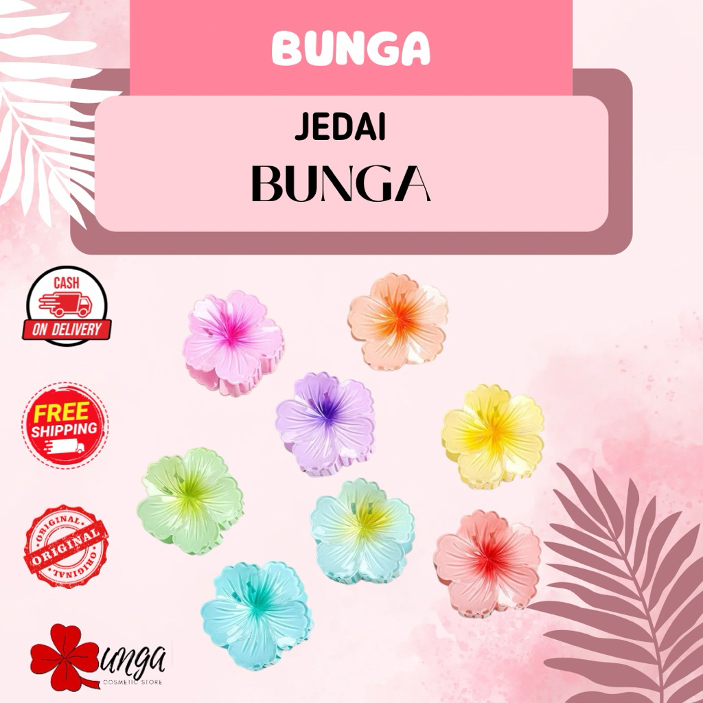 BUNGA - Jedai Rambut Bunga / Jedai Bunga / Jedai Bunga Korea / Jepit Bunga / Jepit Rambut Bunga