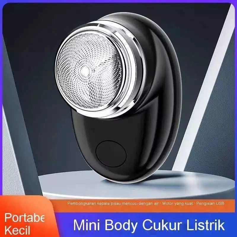 Mini Cukur Kumis Elektrik Cukur Kumis Portable Keong Alat Cukur Jenggot Kumis