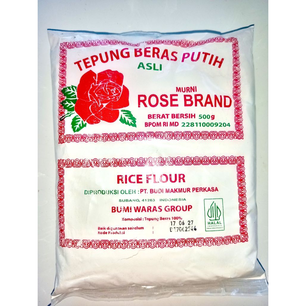 TEPUNG BERAS PUTIH asli ROSE BRAND