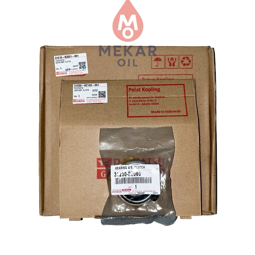 Kopling Set Original Xenia, Avanza, Veloz 1300CC - Daihatsu Genuine Parts - Clutch Kit