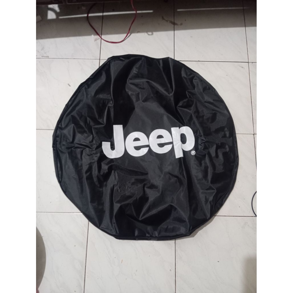 cover ban mobil rush terios tulisan jeep