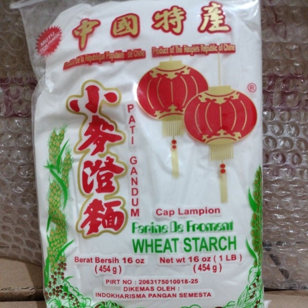 TEPUNG TANG MIEN LAMPION  454 GR / BAKPAO / DIM SUM HONGKONG / WHEAT STARCH / LAMPION