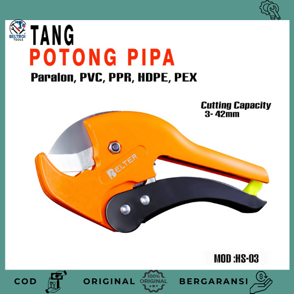 BELTER Gunting Pipa PVC 42mm  Pipe Cutter GuntIng Pemotong Pipa Air