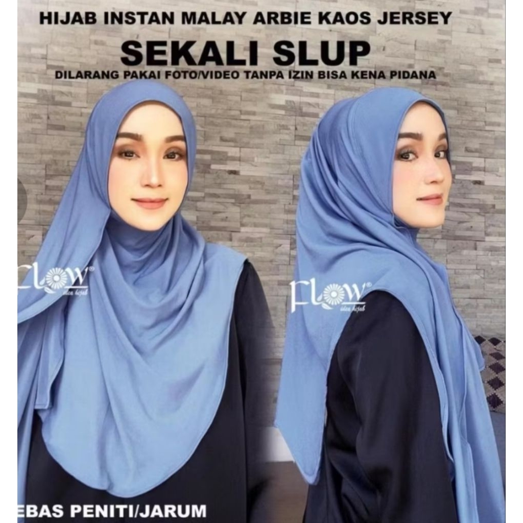 HIJAB FLOW PASHMINA INSTAN (DAPAT 2)