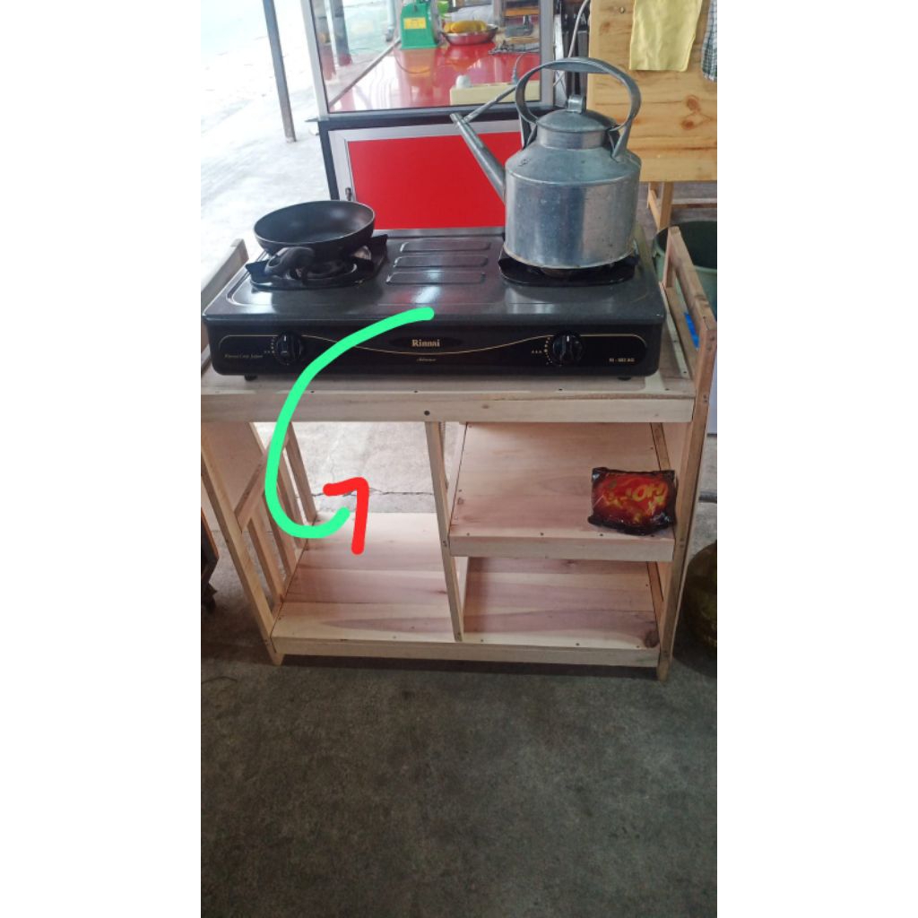 kompor gas rinai bekas usaha baru pakai 2 bln