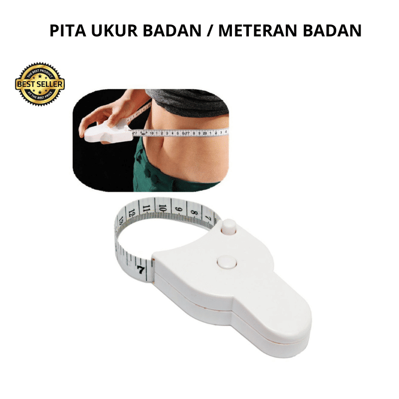 Pita Ukur Badan / Meteran  Ukur Lingkar Pinggang