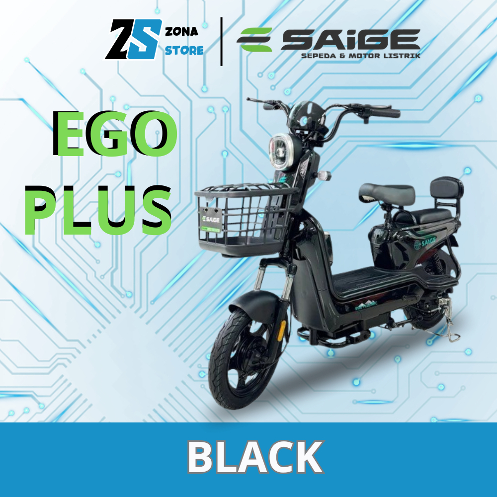 SEPEDA LISTRIK RODA 2 | SAIGE EGO PLUS NFC