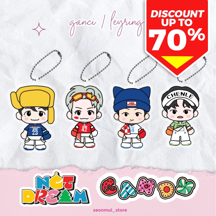 GANCI NCT DREAM CHIBI CANDY / KEYRING / KEYCHAIN NCT DREAM WINTER SPECIAL ALBUM CANDY