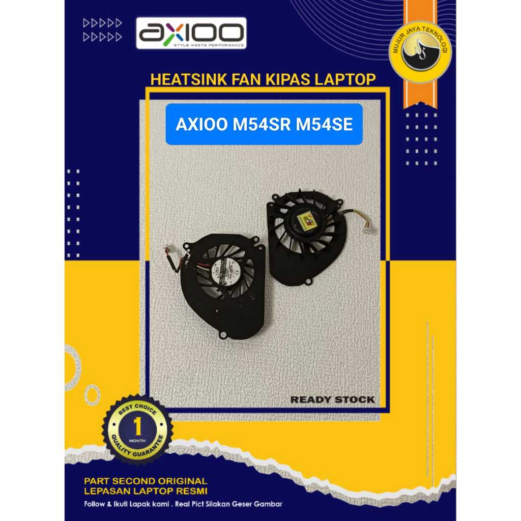 Fan HSF Heatsing Kipas Laptop AXIOO M54SE M54SR M54 M54N M540 M540N M54V M540V M55 M55N M550N 3 PIN