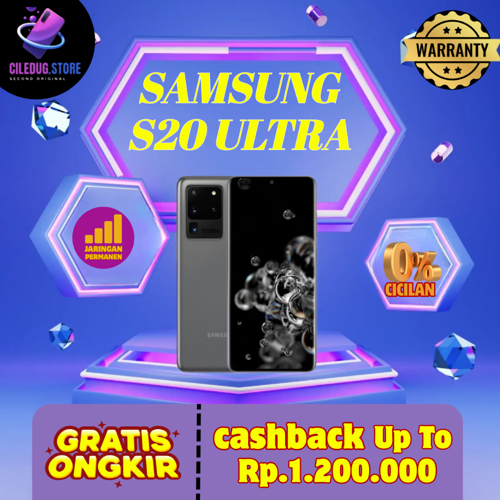 SEIN | Samsung Galaxy S20 Ultra 12/128 GB | S20 FE 8/256GB Second Fullset Original Indonesia