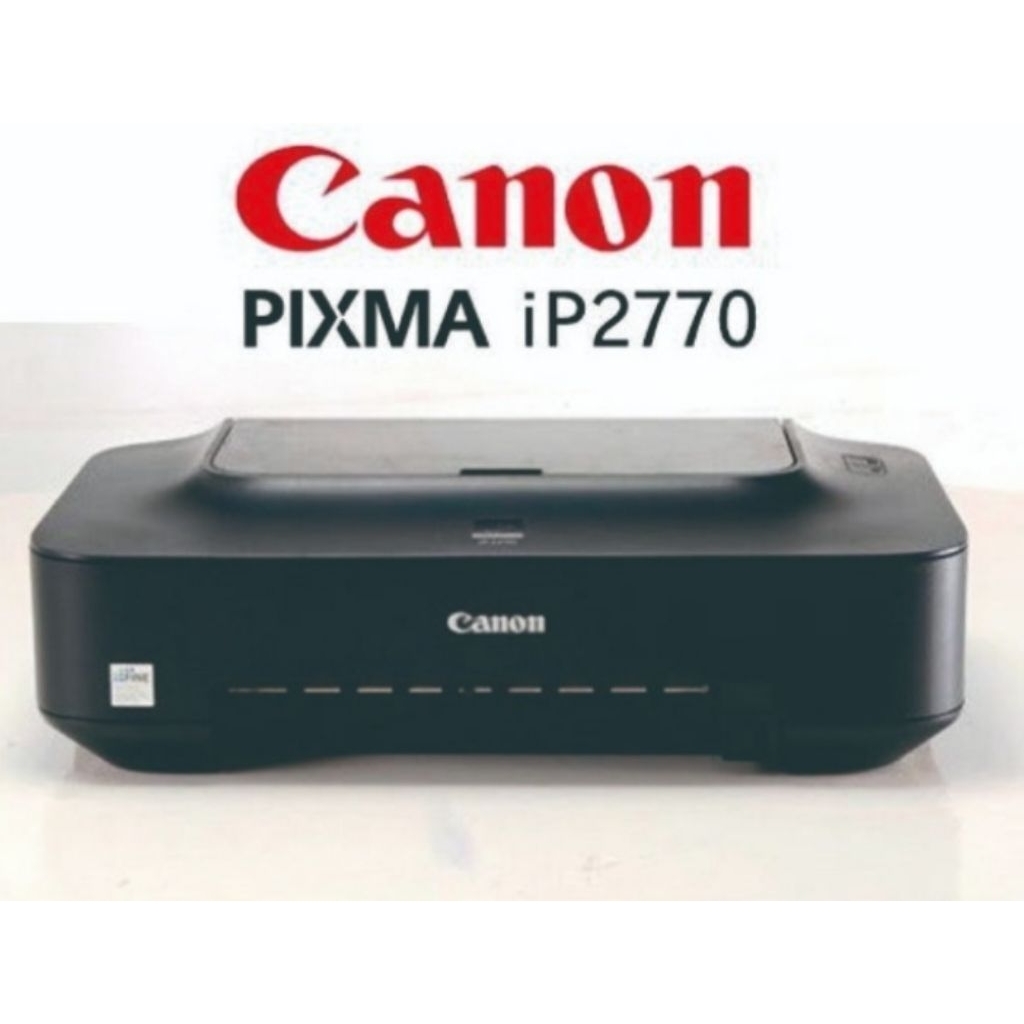 printer canon ip2770 black only siap pakai free kabel power dan kabel USB