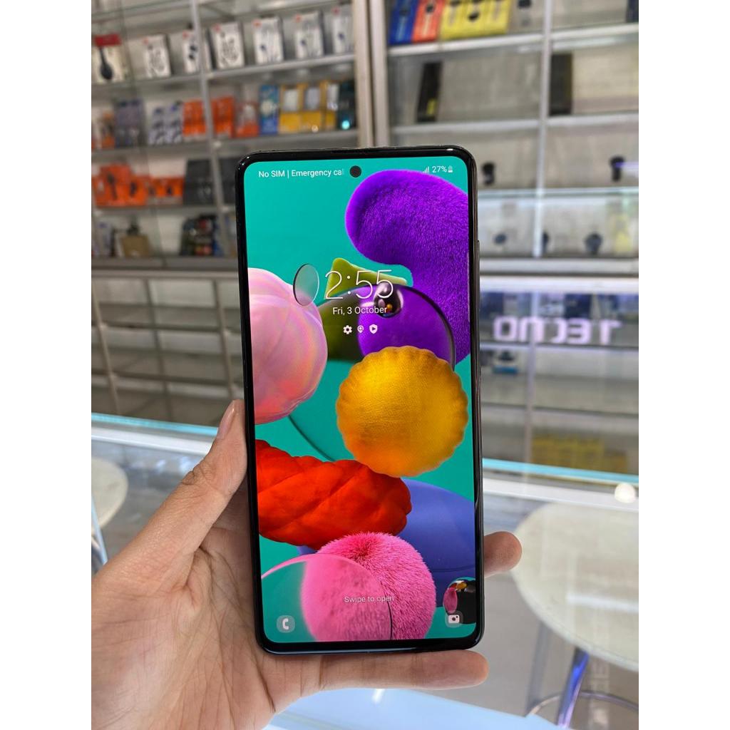 SAMSUNG GALAXY A51 6/128GB SECOND SEKEN BEKAS RAM 6 INTERNAL 128