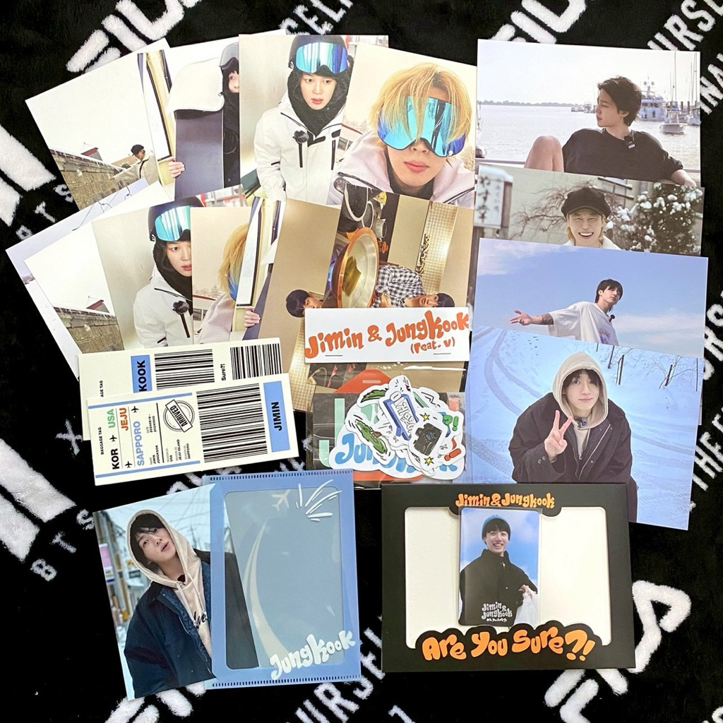 Photocard PC BTS Jimin x Jungkook AYS Official Are You Sure? POB Japan JPFC Apple Music Appmus SET