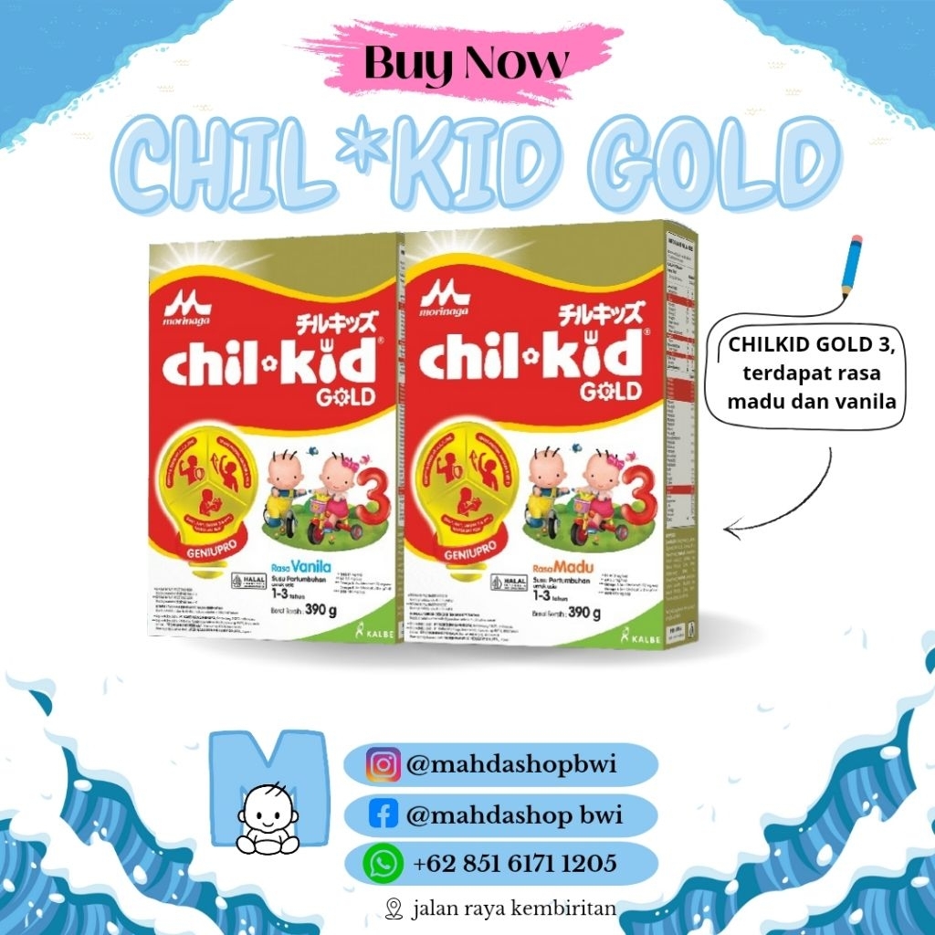 Chilkid gold / chilkid 3 / susu chilkid batita / chilkid 3 anak / chilkid gold 390gram / chilkid ana