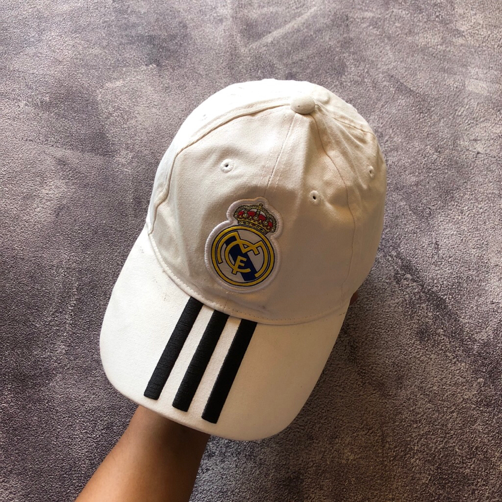 Cap A*d*s* X Real Madrid Second One Size Fit All,Topi Casual Second Topi Real madrid second topi put