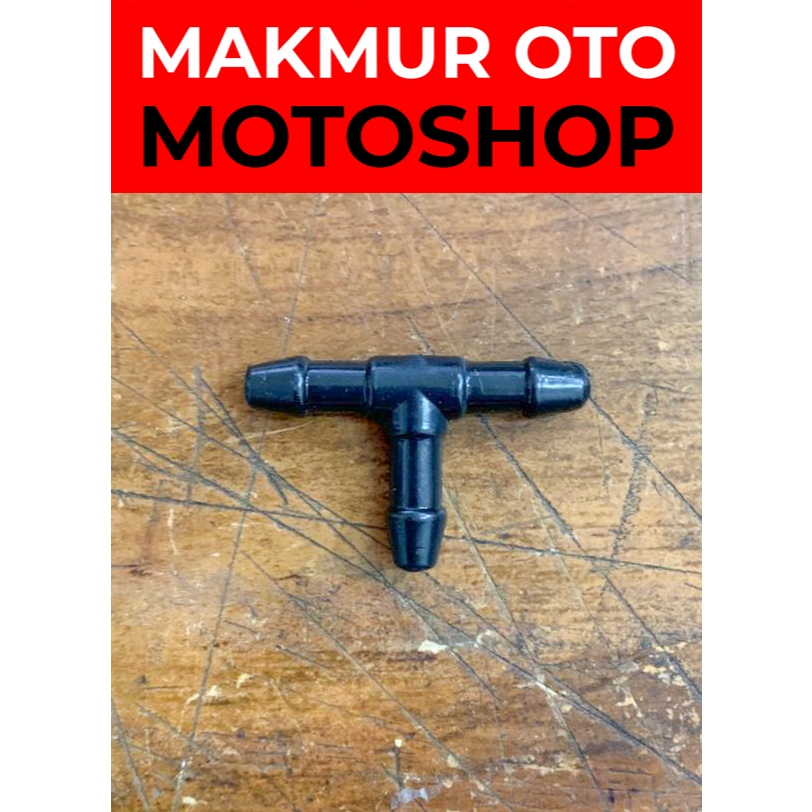 1 pcs Sambungan Selang Lurus T Y Wiper Mobil Universal – Konektor Selang Air Washer / Pencuci Kaca M