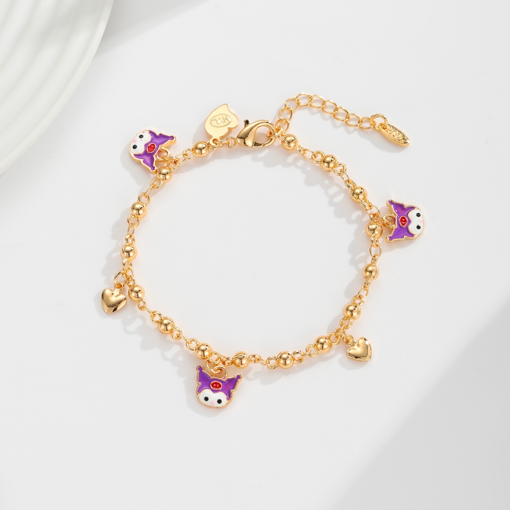 Hyl Jewelry 778B Gelang Anak Titanium Bangle Segar Bracelet Terbaru Perempuan Emas Bayi Muda Asli La